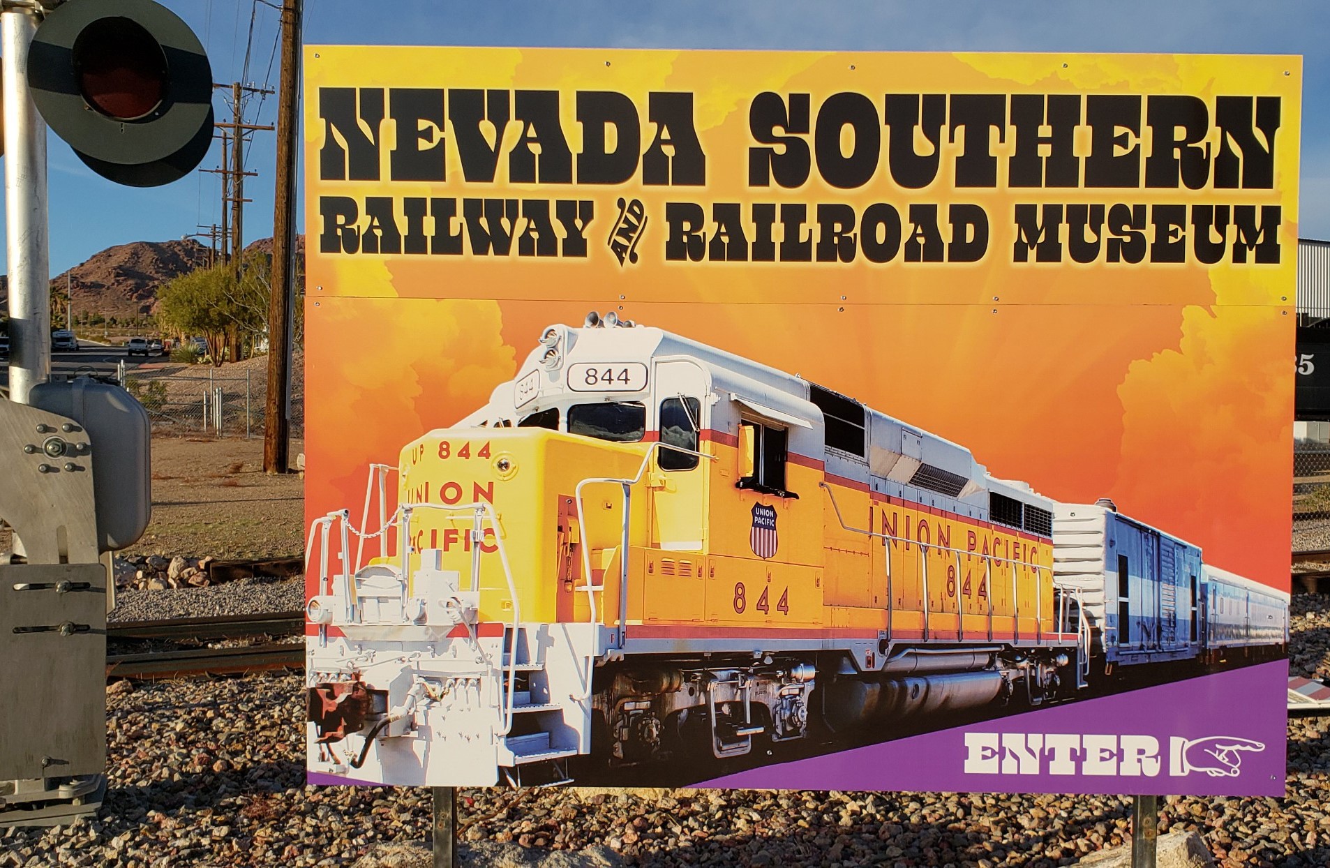 SIGNAGE - NEVADA SOUTHERN RAILROAD MUSEUM